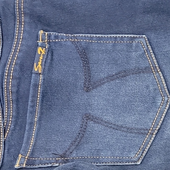 Womens Seven 7 Jean Ultra High Rise Tummy Toner Leggings  sz 12 - Picture 6 of 6